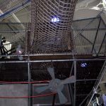 Climbing net play areas for museums.