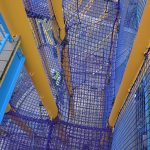 a netting climbing ramp