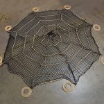 Spider web netting made to order.