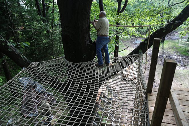 Tree house Netting from Factory to Installation - Pucuda Leading Edge